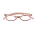 flexible pink kids glasses back